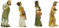Preview: Handbemalte Krippenfiguren Mägde und Hirten 4-tlg., ca. 5 cm, K 111-05
