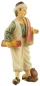 Preview: Handbemalte Krippenfigur Junge mit Teppich, ca. 8,5 cm, K 904-9