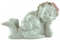 Preview: Engel mit Rosenkranz liegend im 4er Set