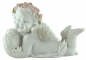 Preview: Engel mit Rosenkranz liegend im 4er Set