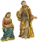 Preview: Stimmungsvolle Krippenfiguren Heilige Familie 2-tlg., ca. 13 cm, 72740
