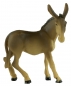 Preview: Handbemalte Krippenfigur Esel stehend, ca. 7,5 cm, K 001-5