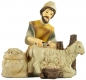Preview: Handbemalte Krippenfigur Schafscherer, ca. 8 cm, K 183-75