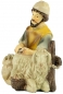 Preview: Handbemalte Krippenfigur Schafscherer, ca. 8 cm, K 183-75