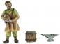 Preview: Handbemalte Krippenfigur Schmied mit Amboss 3-tlg., ca. 10 cm, K 937-10