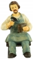 Preview: Handbemalte Krippenfigur Schuster, ca. 8 cm, K 945-11