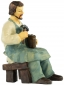 Preview: Handbemalte Krippenfigur Schuster, ca. 8 cm, K 945-11