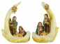 Preview: Krippenfiguren Heilige Familie im Flügel klein, 2er Set, ca. 4,5 cm, K 064-5