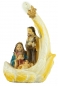 Preview: Krippenfiguren Heilige Familie im Flügel klein, 2er Set, ca. 4,5 cm, K 064-5