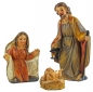 Preview: Kleine Krippenfiguren Heilige Familie 3-tlg. 2er Set, ca. 4,5 cm, YBO002
