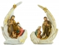 Preview: Krippenfiguren Heilige Familie im Flügel groß, 2er Set, ca. 12,5 cm, K 064-13