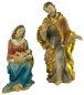 Preview: Stimmungsvolle Krippenfiguren Heilige Familie 2-tlg., ca. 17 cm, 72741