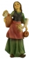 Preview: Handbemalte Krippenfigur Magd mit zwei Krügen, ca. 10 cm, K 905-11