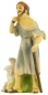 Preview: Handbemalte Krippenfigur Schäfer mit drei Schafen, ca. 10,5 cm, K 914-11