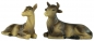 Preview: Handbemalte Krippenfiguren Ochse und Esel 2-tlg., ca. 5,5 cm, K 134-02
