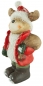 Preview: Bezaubernder Nikolaus, Schneemann und Elch 3er Set ca. 14 cm - Weihnachtsdekoration