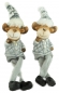 Preview: Liebliche Kantenhocker Elche 2er Set ca. 10 cm - Weihnachtsdekoration