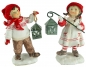 Preview: Goldige Winterkinder 2er Set ca. 11 cm - Weihnachtsdekoration