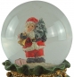 Preview: Stilvolle Schneekugeln mit Spieluhr Nikolaus 2er Set ca. 12,5 cm - Dekoration