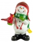 Preview: Bezaubernde Schneemänner 4er Set ca. 7,5 cm - Weihnachtsdekoration
