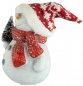 Preview: Bezaubernde Schneemänner mit Tannenbaum 2er Set ca. 14 cm - Weihnachtsdekoration