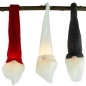 Preview: Winterlicher Wichtel mit LED 3er Set ca. 20 cm - Weihnachtsdekoration