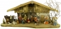 Preview: Detaillierte Weihnachtskrippe Thun inkl. 17-tlg. Figurensatz ETA 1, Maße Krippe: ca. 70 x 30 x 29 cm
