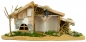 Preview: Festliche Weihnachtskrippe Vorra inkl. 11-tlg. Figurensatz K 111, Maße Krippe: ca. 30 x 11 x 14 cm