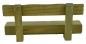 Preview: Holzbank - Krippenzubehör, ca. 5 cm