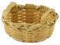 Preview: großer Korb oval geflochten - Krippenzubehör, ca. 2 cm