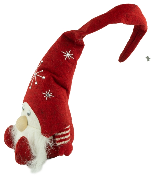 Preview: Winterlicher Wichtel Lumiere groß ca. 55 cm - Weihnachtsdekoration