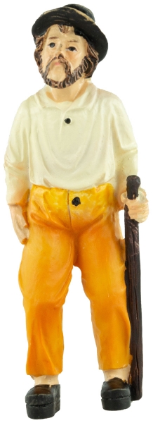 Handbemalte Krippenfigur Großvater, ca. 10 cm, K 938-10