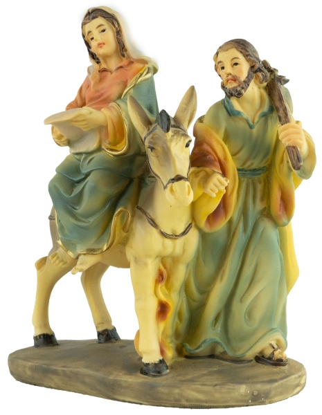 Preview: Krippenfigur Herbergssuche klein, ca. 9 cm, K 072-9