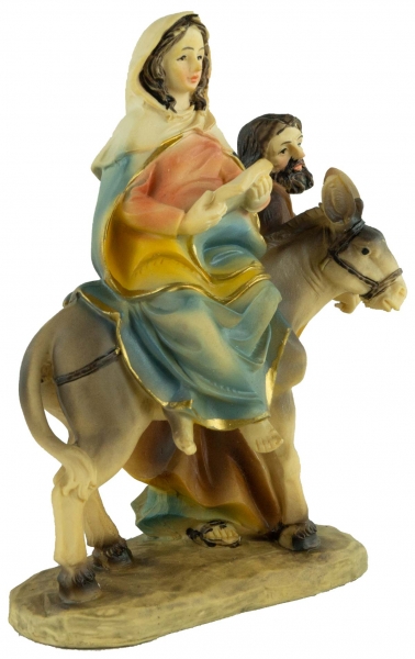 Preview: Krippenfigur Herbergssuche groß, ca. 12 cm, K 072-12