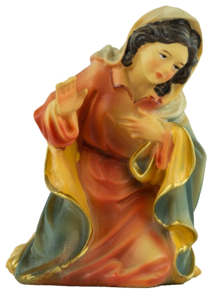 Preview: Faszinierende Krippenfiguren Heilige Familie 4-tlg., ca. 11 cm, K 001-01