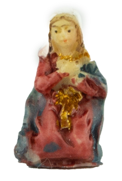 Preview: Kleine Krippenfiguren Heilige Familie 3-tlg. 2er Set, ca. 3 cm, K 110-01