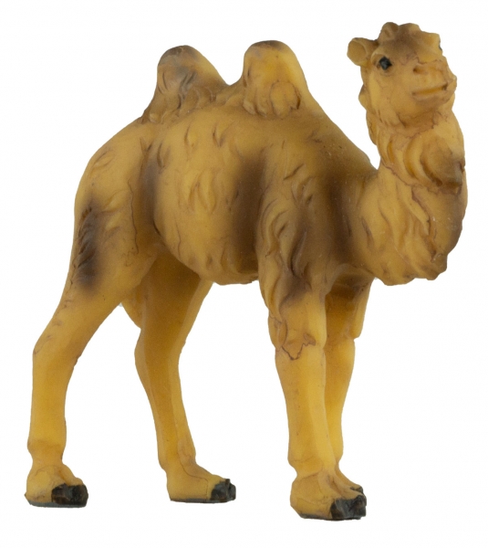 Preview: Handbemalte Krippenfigur Kamel klein, ca. 7 cm, K 001-17