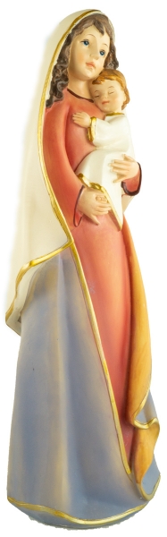 Preview: Heiligenfigur Maria mit Jesuskind groß, ca. 30 cm, K 089-30