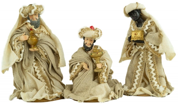 Preview: Wundervolle Ankleidefiguren 9-tlg., ca. 16 cm, K 026-16