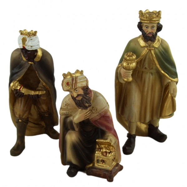 Preview: Wunderschöne Krippenfiguren 13-tlg., ca. 10 cm, K 171