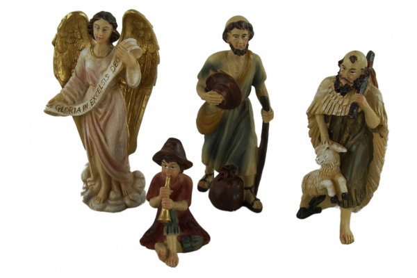 Preview: Wunderschöne Krippenfiguren 13-tlg., ca. 10 cm, K 171