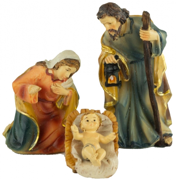 Preview: Hochwertige Krippenfiguren 12-tlg., ca. 8 cm, K 004