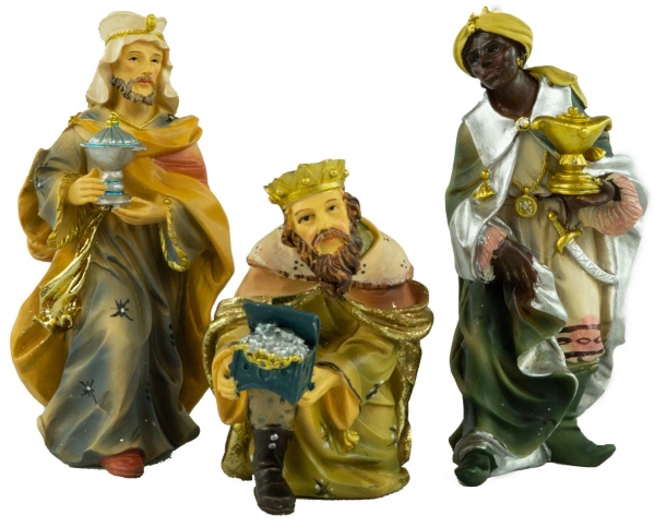 Preview: Wunderschöne Krippenfiguren 12-tlg., ca. 15 cm, K 077