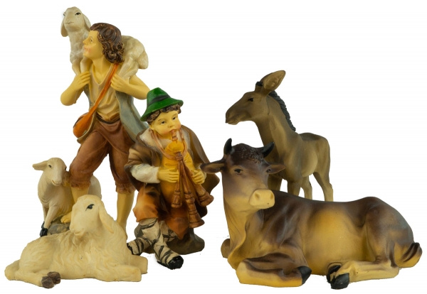 Preview: Wunderschöne Krippenfiguren 12-tlg., ca. 15 cm, K 077