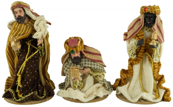 Preview: Wunderschöne Ankleidefiguren 6-tlg., ca. 13 cm, K 114