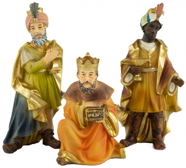 Preview: Wunderschöne Krippenfiguren 12-tlg., ca. 11 cm, K 502