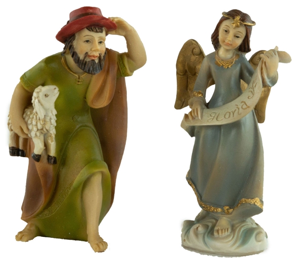 Preview: Traumhafte Krippenfiguren 9-tlg., ca. 10 cm, K 551