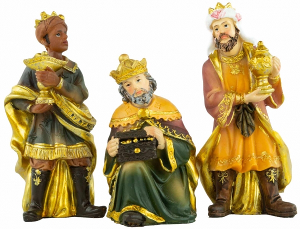 Preview: Wunderschöne Krippenfiguren 11-tlg., ca. 10 cm, K 604