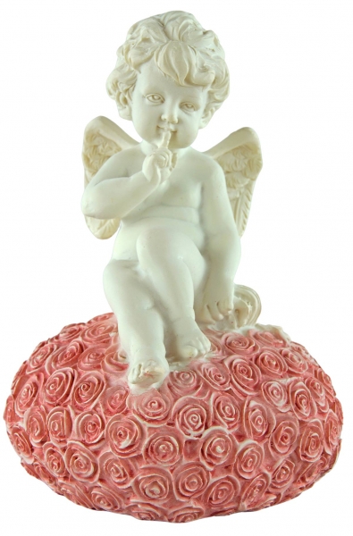 Preview: Engel auf Rosenkissen