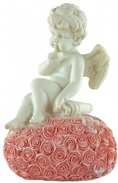 Preview: Engel auf Rosenkissen